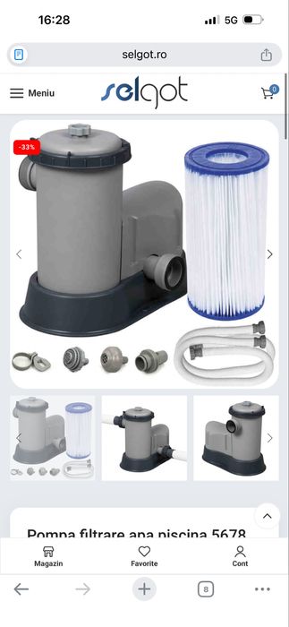 Pompa piscina Bestway flow clean