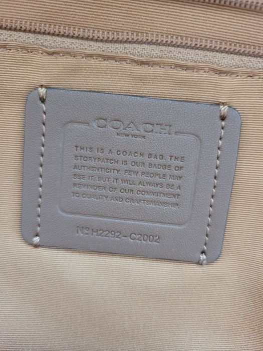 Кожанный рюкзак Coach
