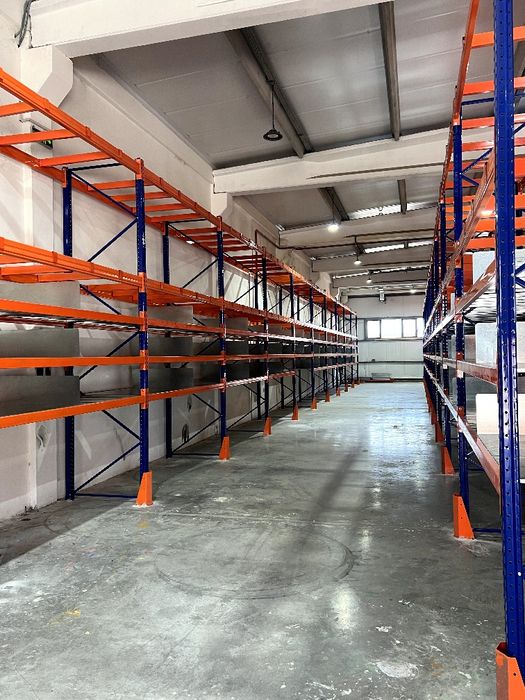 Стеллаж паллеты установка сборка