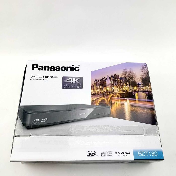 Blu-ray Disc™3D PANASONIC DMP-BDT180EB inteligent,4K,negru,sigilat