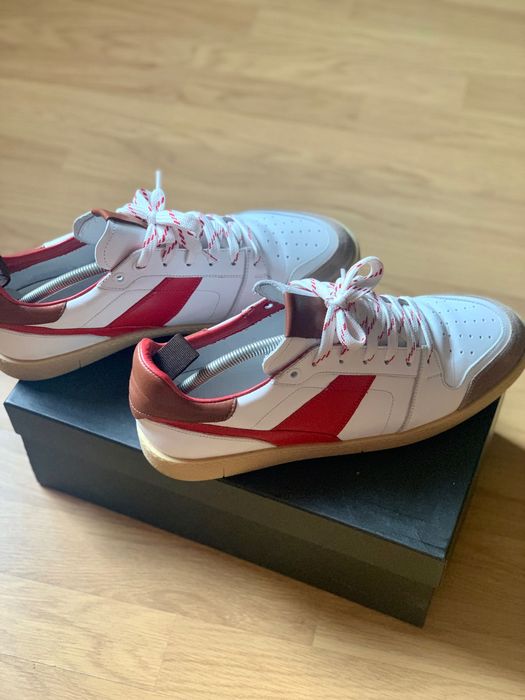 Adidasi barbati piele IL Passo cu cutie / pantofi sport albi