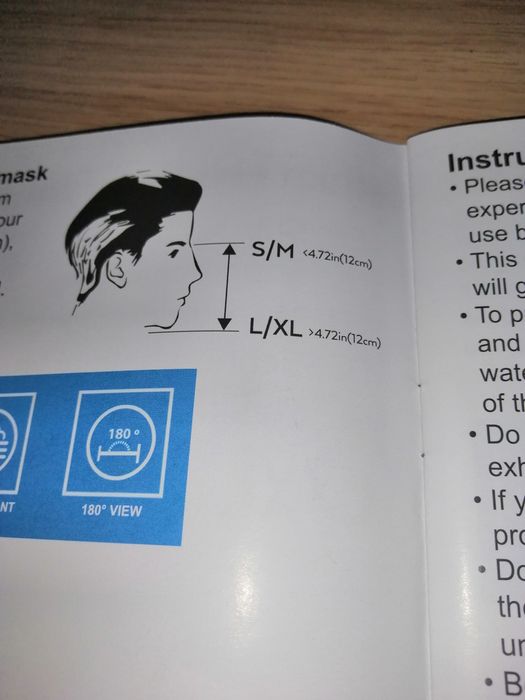 Маска за гмуркане и плавници