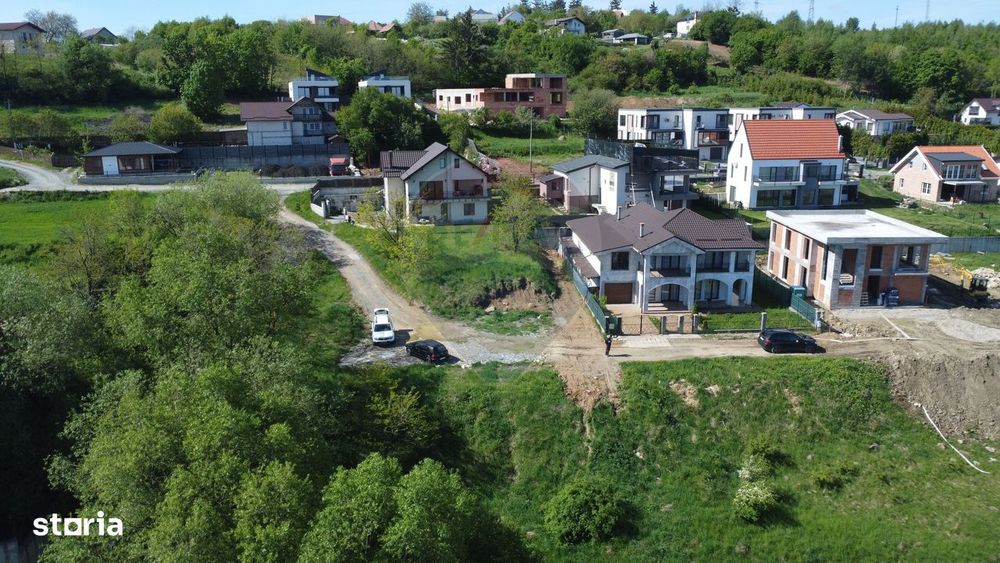 Teren 2685 mp cu panoramă Feleacu. Proiect rezidențial