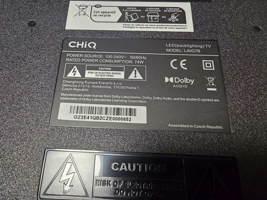 Смарт телевизор 40" GoogleTV