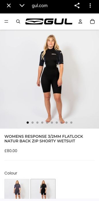 Нов дамски неопрен/wetsuit GUL S