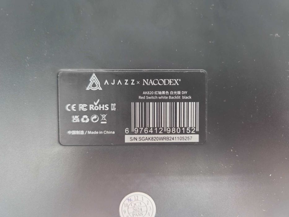 Tastatura Mecanica AJAZZ AK820 Black (Red Switch) Wired - Resigilat