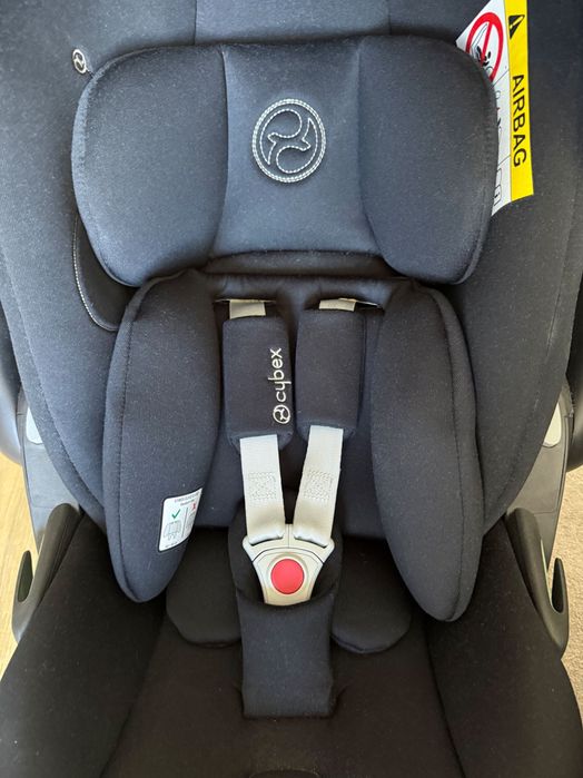 Столче за кола Cybex Cloud G i-Size 0-13 кг Magic Black + подложка за новородено