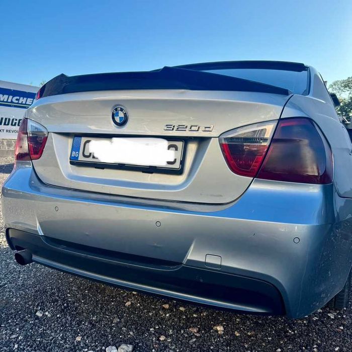 Лип спойлер Psm за Bmw E90 Псм стил - (2005–2011), черен, бмв добавка
