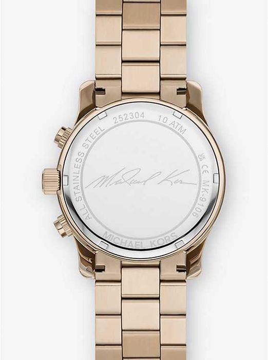 Michael Kors
Oversized Runway Beige Gold-Tone Watch
