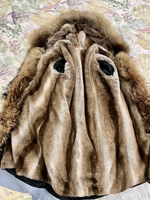 Парка с естествен пух