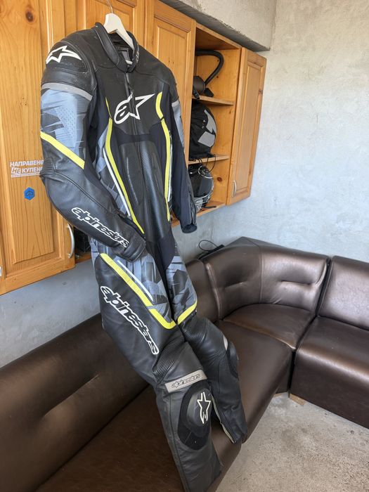 Мотоекип Alpinestars Motegi v2 54 размер кожен мото екип екипировка