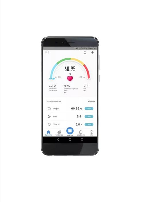 Интелигентен кантар за баня с приложение за телефон