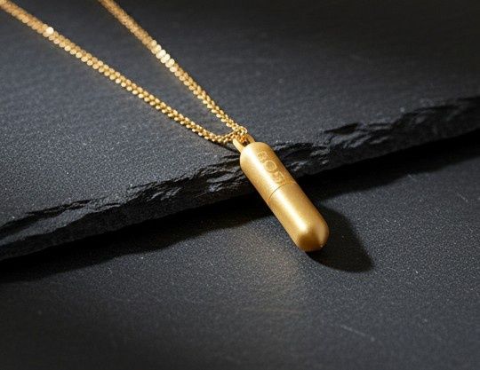 Colier Capsulă ID de Urgență pentru Animale de Companie - Siguranța