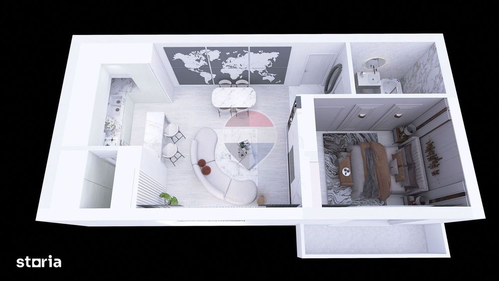 Apartament cu 2 camere de vânzare în Bragadiru / Prelungirea Ghencea
