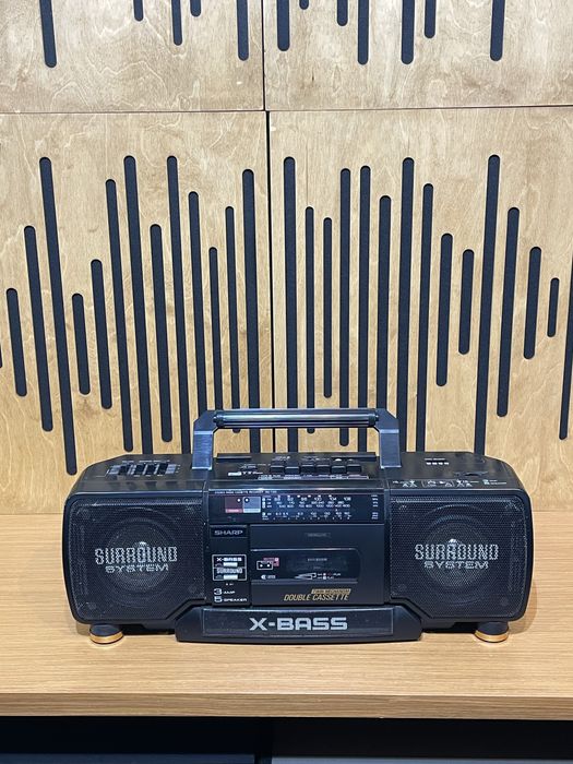 Radio casetofon boombox sharp wq t352 servisat