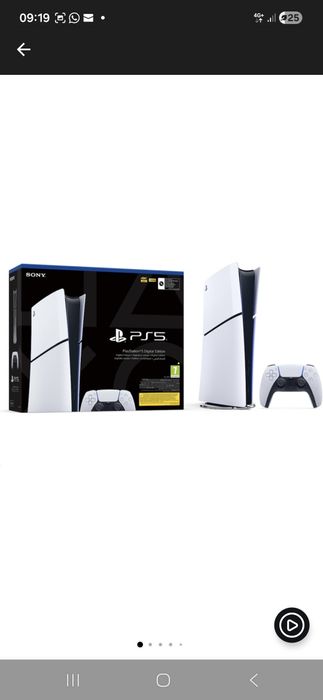 Consola PlayStation 5 (PS5) 825GB, C-Chassis Digital Edition, White