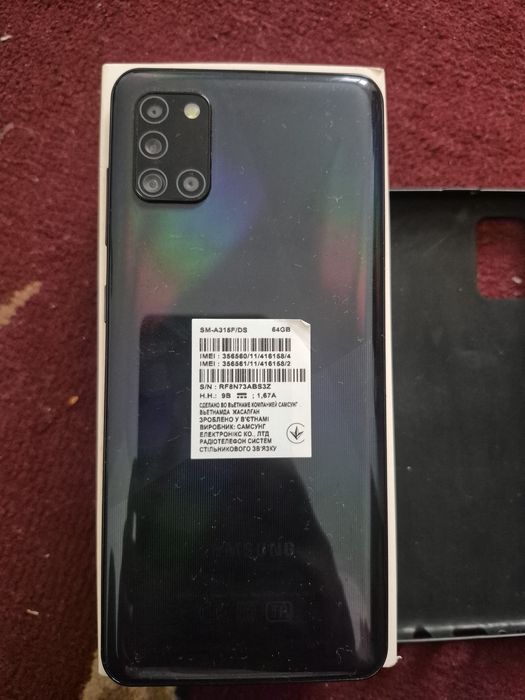 Samsung A31 sotiladi. Ideal