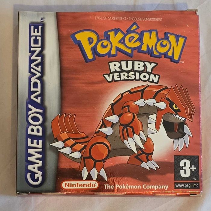 Pokemon Ruby Version Game Boy Advance оригинална игра с кутия и книжки