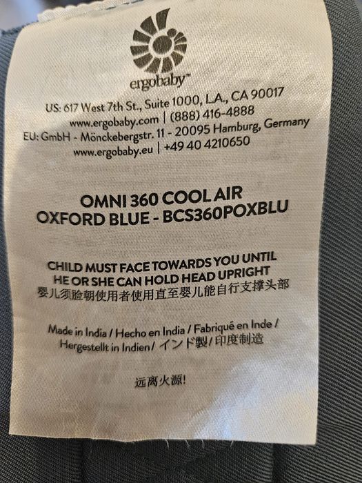 Marsupiu Omni 360 Cool Air