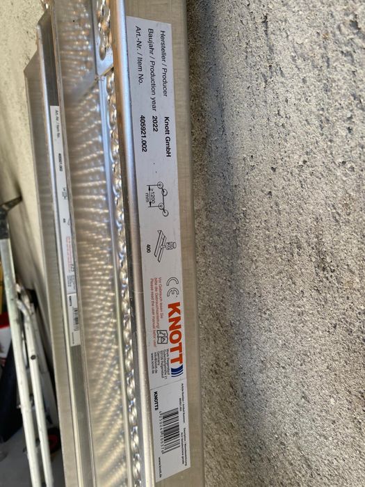 set KNOTT Safety Ramps / rampe de încărcare din aluminiu, modelul:  KNOTT