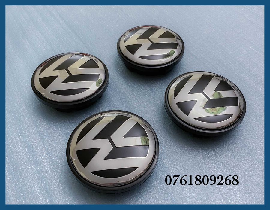 Set 4 capace 70mm 7L6601149B jante aliaj VW Touareg Transporter