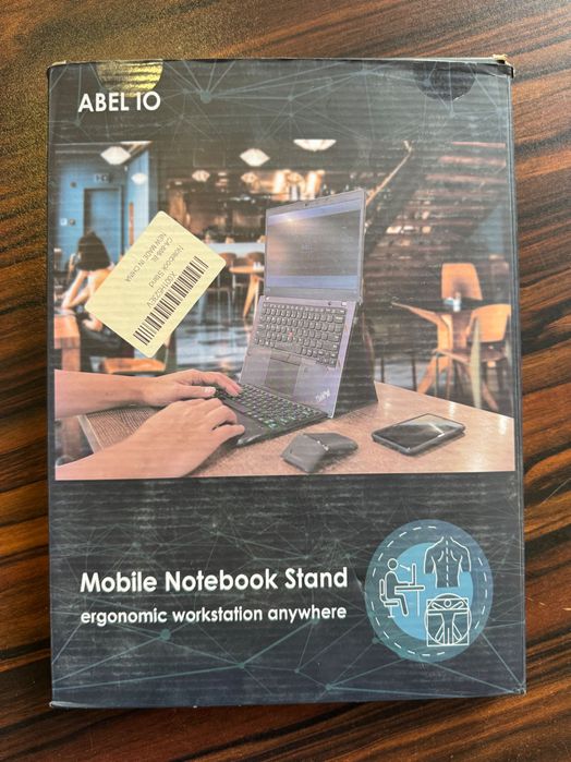 Калъф с клавиатура/поставка за преносим компютър до 13" ABEL IO