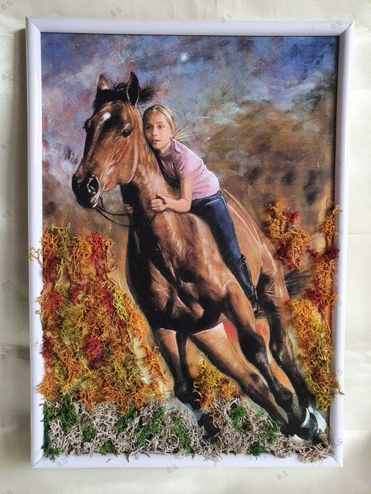 Картина със сканидинавски мъх