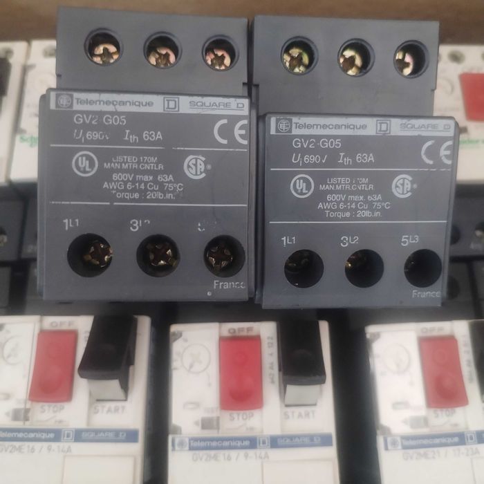 relee termice- Disjunctoare Motoare electrice. Siguranțe Socomec / Schneider / Telemecanique
