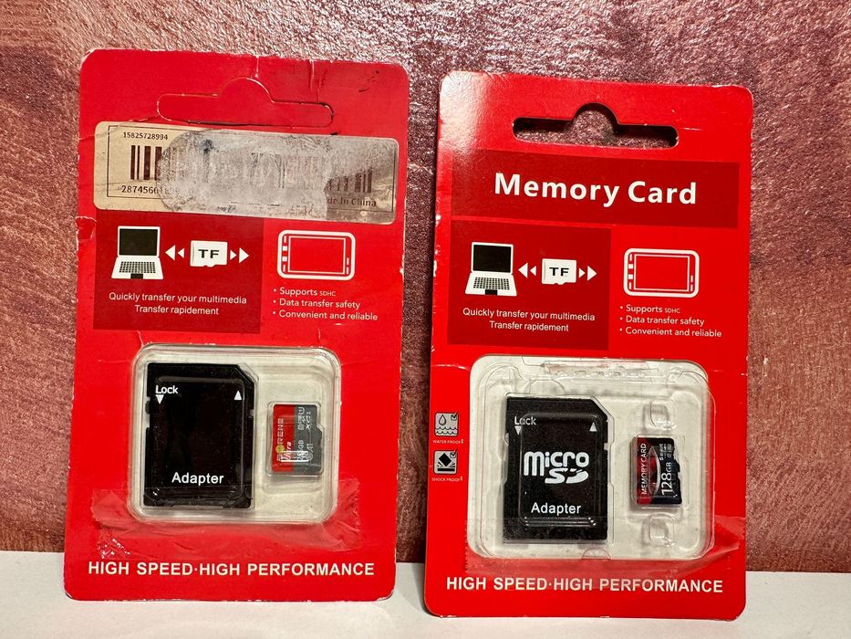 Carduri de memorie microSD (128GB, 256 GB)