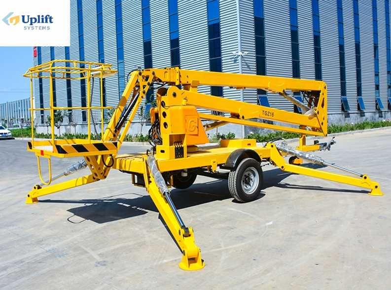 Подъёмник, лифт. Прицепная коленчатая подъемная платформа