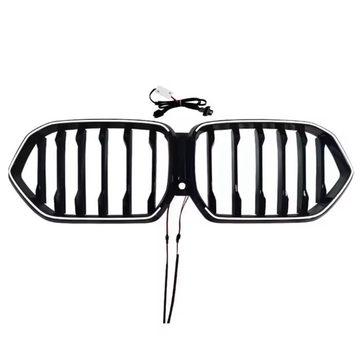 Set grile led G06 iluminate luminata Negre Bmw G06 X6 grila nari duble
