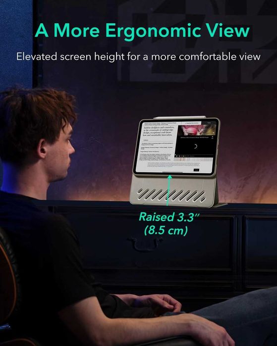 Husa ESR magnetica pentru iPad Pro 11 cu suport reglabil