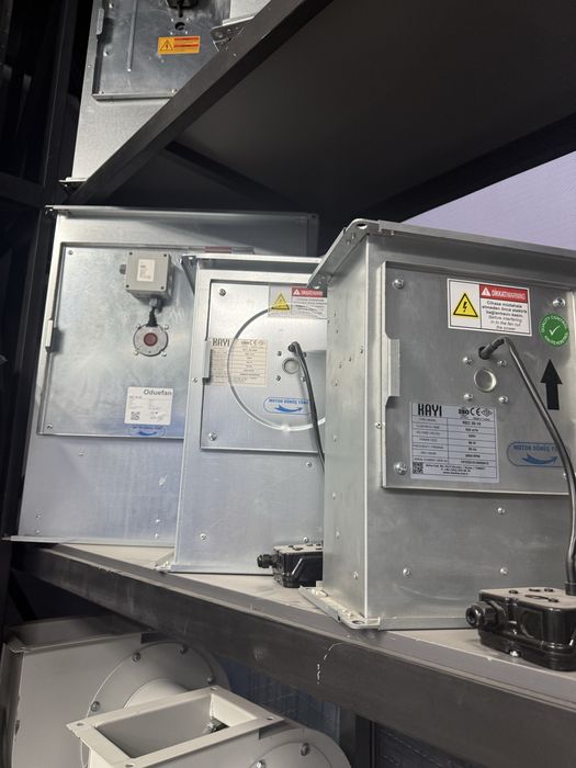 Канальный прямоугольный вентилятор для вентиляции