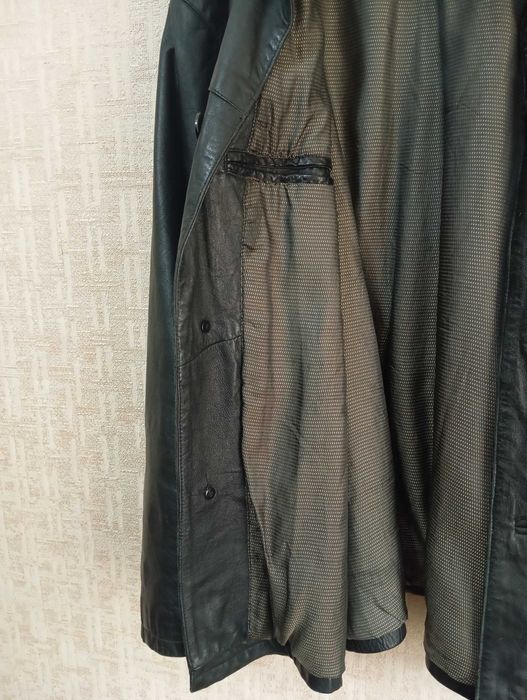 Продам кожанную куртку  большого размера.