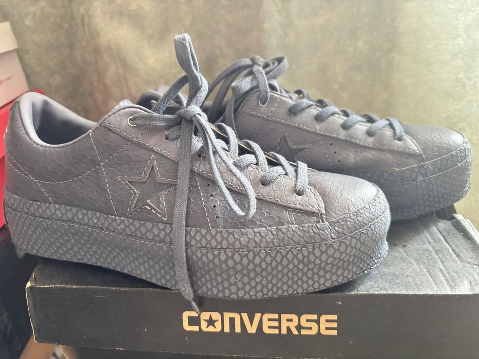 Tenisi converse cu platforma