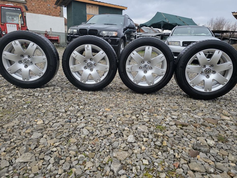4бр. Алуминиеви джанти+Гуми 16" 5х112 - Audi, VW, Skoda, Seat