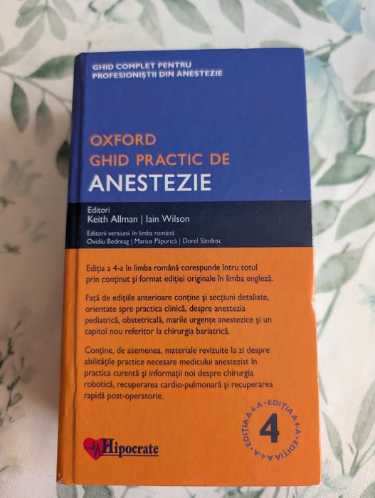Carte " Ghid anestezie"