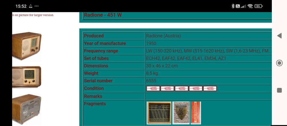 De vânzare radion an 1950 Austria