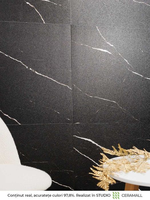 Gresie 26058 60x120 Black Gliter