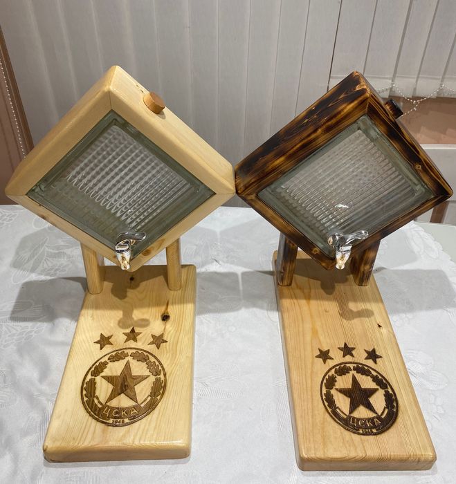 Диспенсър за алкохол с възможност за гравиране на изображение и текст