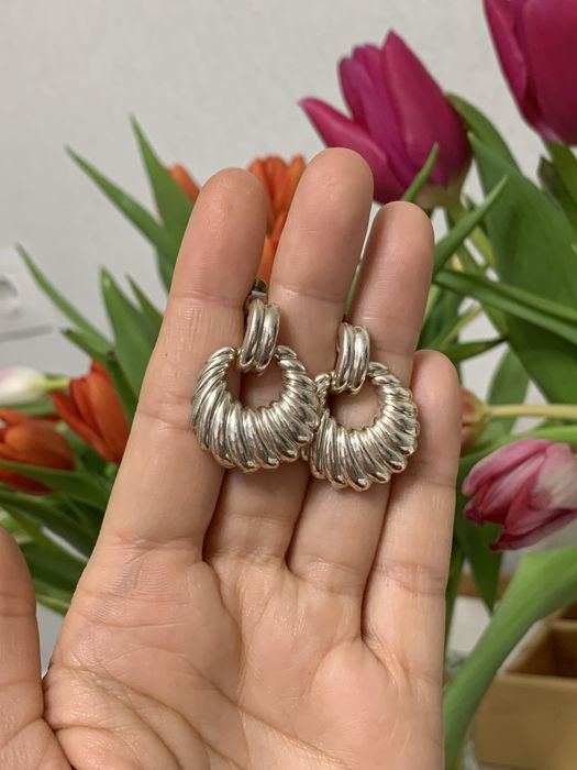 Винтажные клипсы и серьги