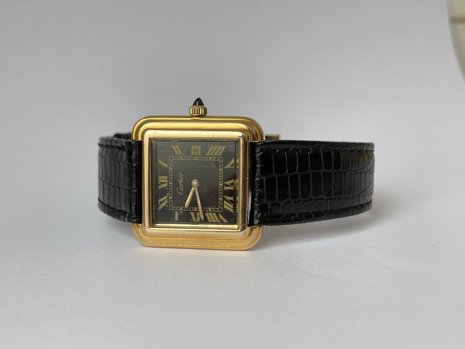 Ceas Cartier Tank Stepped unisex 28mm dismetrul conditie excelenta