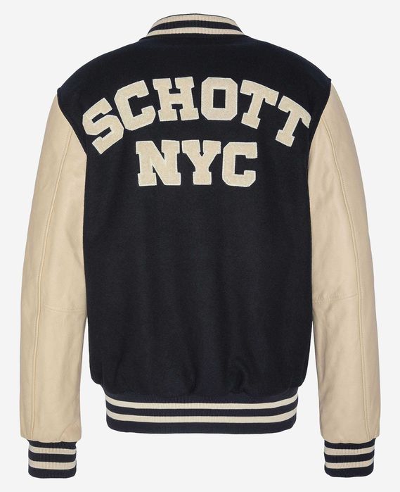 Schott NYC Varsity Jacket ОРИГИНАЛНО мъжко бомбър яке - M