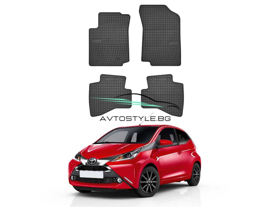 Гумени стелки за Toyota Aygo 2014-2022 г., Frogum - El Toro