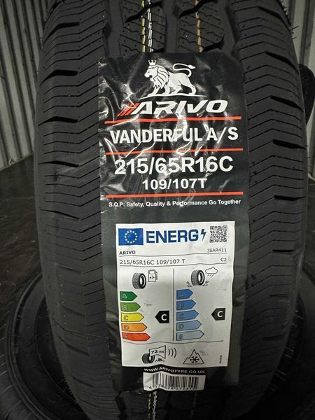 Нови всесезонни бусови гуми ARIVO A/S 215/65R16C 109/107T 2156516C