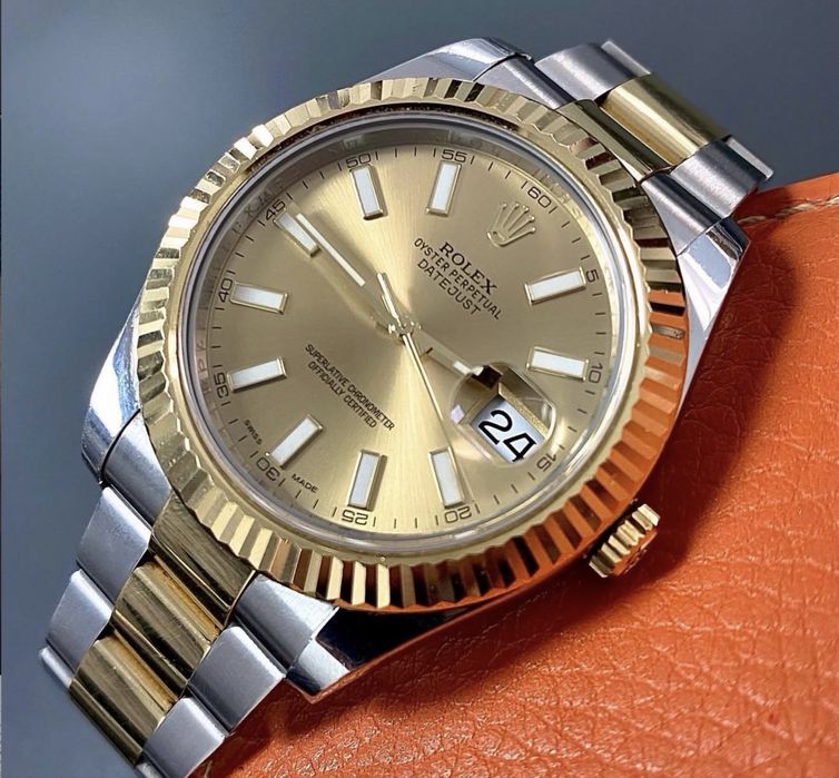 Rolex Oyster Perpetual  Datejust 41mm   Act  2016  Aur Otel