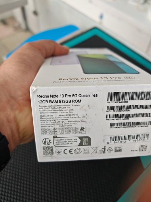 Redmi Note 13 Pro 5G, 12/512 GB, Nou, Garanție