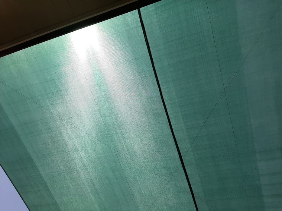 солнцезащитный сетка.  Сетка установка.