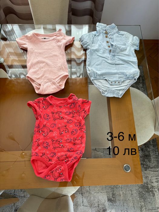 Запазени бебешки дрешки  от 0-12 м