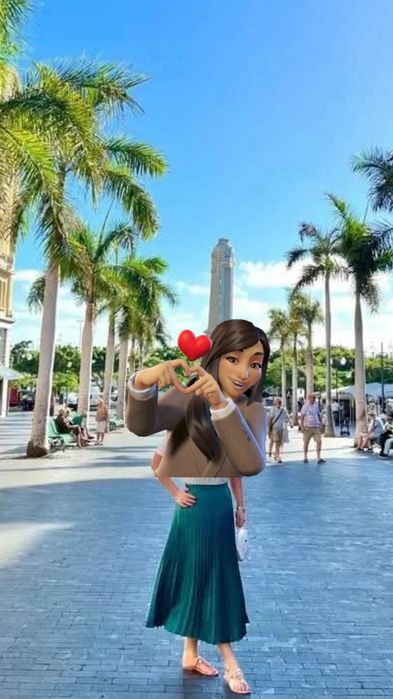 Fustă plisată verde, Shein